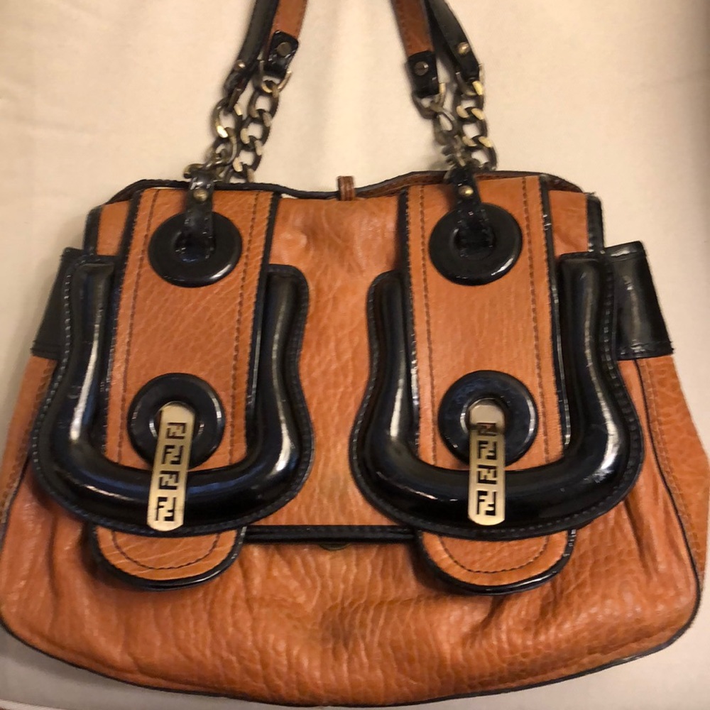 FENDI Tan-Leather Bag
